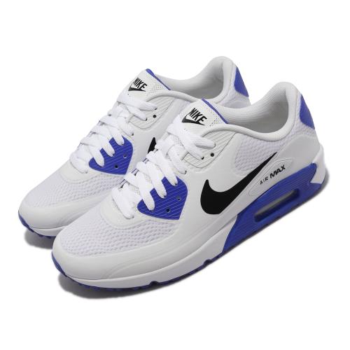 Nike 高爾夫球鞋 Air Max 90 Golf 男女鞋 氣墊避震 經典款 防水 情侶鞋 運動穿搭 白藍 CU9978-106 [ACS 跨運動]