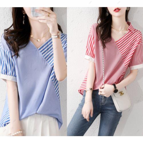 A3 線條對比造型上衣-預購