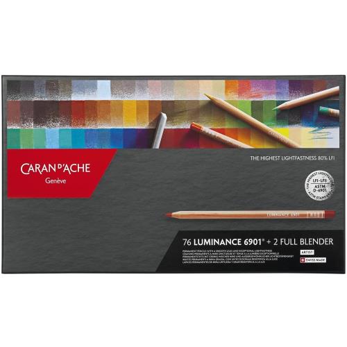 CARAN d’ACHE LUMINANCE 6901®卡達專業系列極致油性色鉛筆*20色