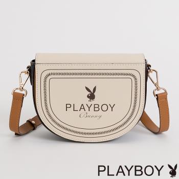 PLAYBOY - 馬鞍包 Viva系列 - 米白色