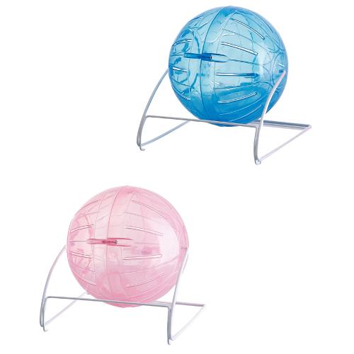 CARNO卡諾-小動物運動健身滾球/倉鼠運動跑球(藍色/粉紅色)