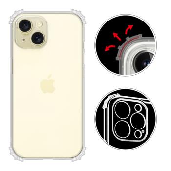 RedMoon APPLE iPhone 15 Pro Max 6.7吋 軍事級防摔軍規手機殼 鏡頭增高全包覆