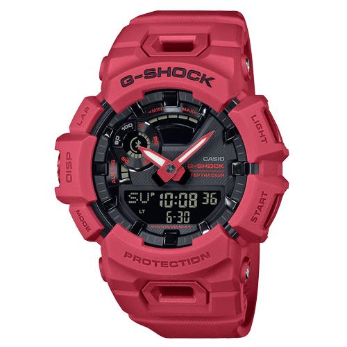 【CASIO 卡西歐】G-SHOCK 智慧藍牙 運動訓練 雙顯錶 樹脂錶帶 防水200米 GBA-900 (GBA-900RD-4A)