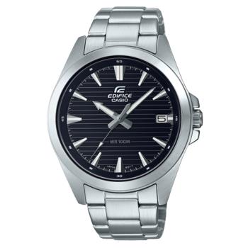 【CASIO 卡西歐】EDIFICE 指針 男錶 不鏽鋼錶帶 日期顯示 防水100米 EFV-140D (EFV-140D-1A)