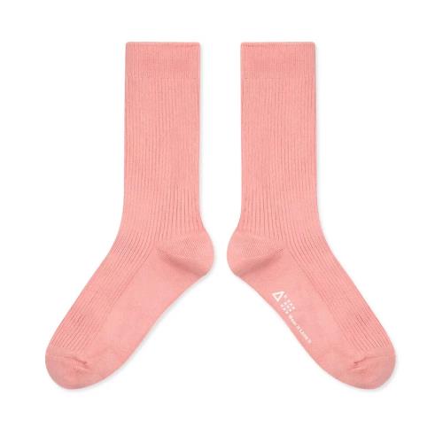 WARX除臭襪 薄款素色高筒襪-蓮藕粉
