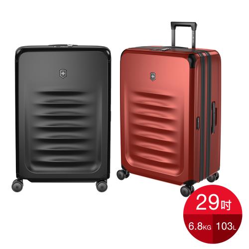 VICTORINOX 瑞士維氏Spectra 3.0 可擴展29吋行李箱  旅行箱-黑紅色