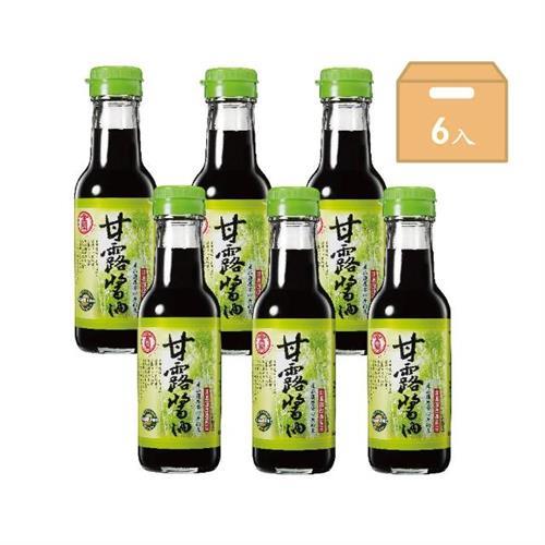 【金蘭食品】甘露醬油295ml x6入/箱    