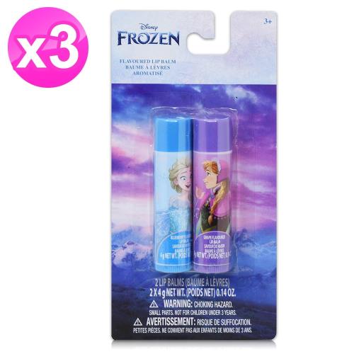 免運/Disney Frozen護唇膏二入裝 4g/0.14oz x3組