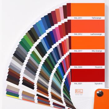 德國 RAL 勞爾 經典系列 K7色卡 Classic Color K7 (4碼215色單頁五色) 工業建築設計塗料通用 /本