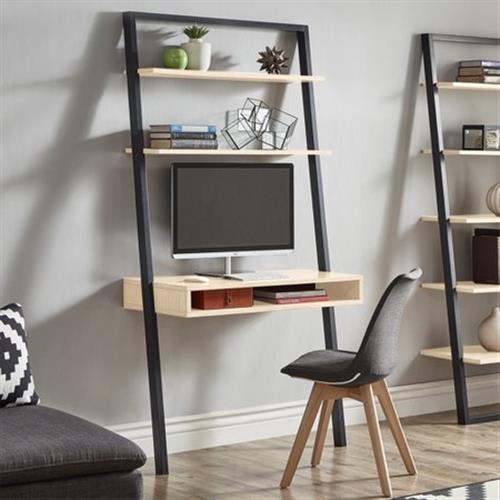 【hoi! 好好生活】工業風多功能實木靠壁式抽屜置物架