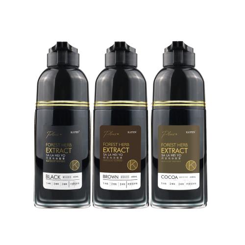 【KAFEN卡氛】何首烏染髮膏系列Plus+ 升級版 400ml  曜石黑/暮褐棕/琥珀可可棕