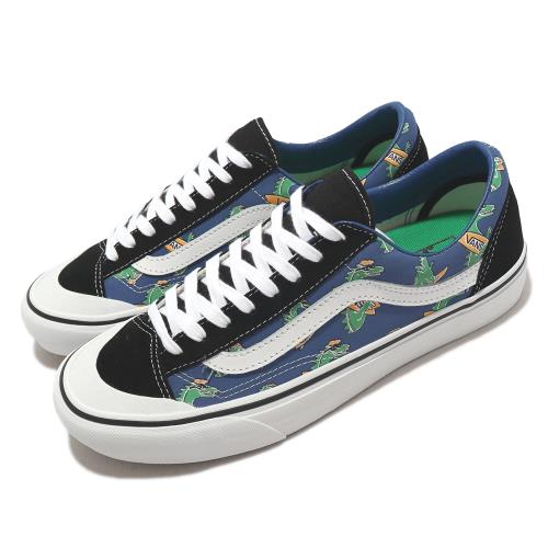 Vans 休閒鞋 Style 36 SF 男鞋 女鞋 黑 衝浪 恐龍 低筒 異材質 滑板鞋 VN0A3ZCJA5F [ACS 跨運動]