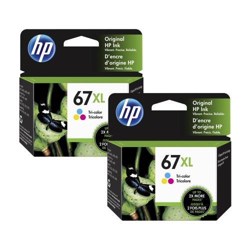 HP NO.67XL (3YM58AA) 彩色2入 高容量 原廠墨水匣 適用HP 6020 / 6420 / DJ 1212 / 2332