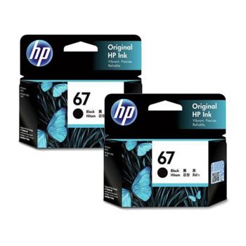 HP NO.67(3YM56AA) 黑色2入 原廠墨水匣 適用HP Envy Pro 6020 / 6420 AiO / DJ 1212 / 2332