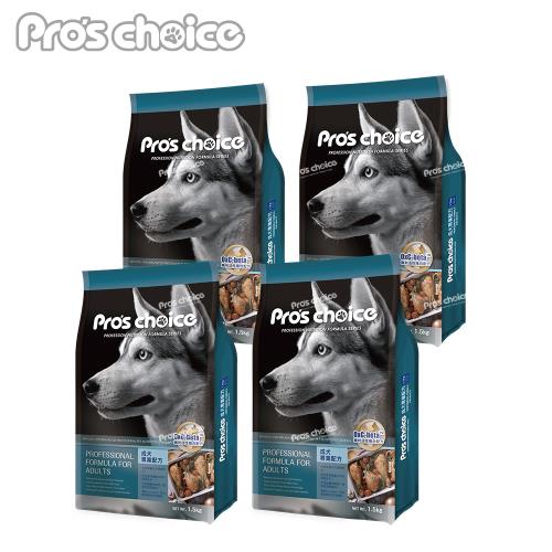 博士巧思 成犬專業配方1.5Kgx4包 (均衡營養 配方升級 狗飼料 狗糧 寵物飼料 狗乾糧)
