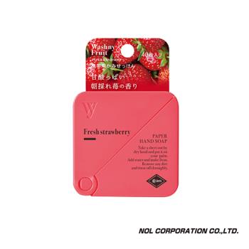 日本NOL-果香紙肥皂40枚入(草莓)