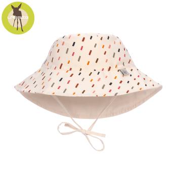 德國LASSIG-嬰幼兒抗UV海灘遮陽帽(雙面)-繽紛紙花