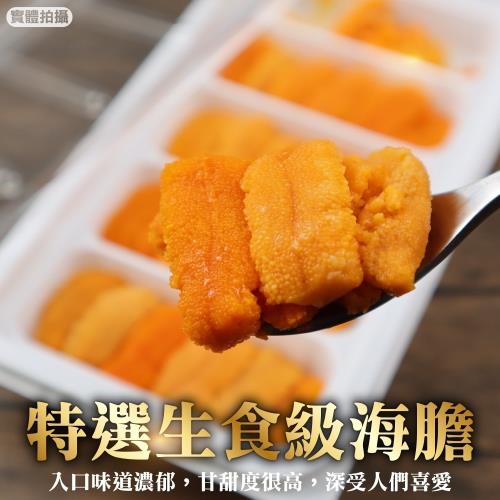 漁村鮮海-特選生食級海膽4盒(約100g/盒)