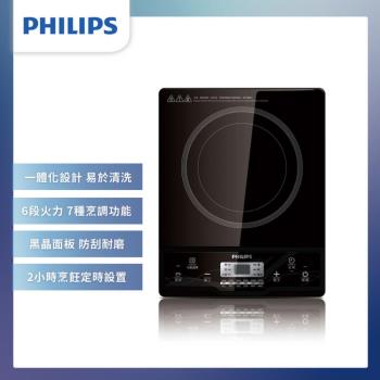  PHILIPS 飛利浦 HD4924 電磁爐，黑色系設計，產地中國，適用臺灣110V/60Hz電壓，功率1200W以上，輕巧僅2.2kg，電源線長1.2m。具BSMI許可R3D904，享有2年保固，安全高效煮食首選。 