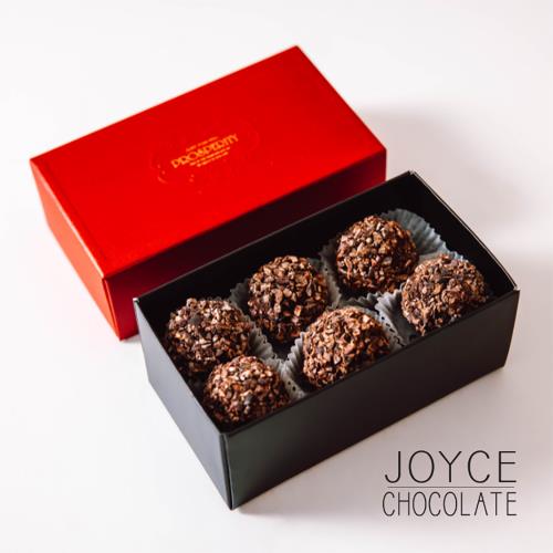 JOYCE巧克力工房-碎粒松露禮盒6顆入
