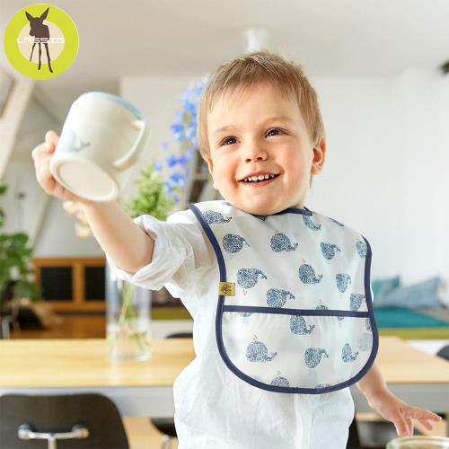 德國Lassig-寶寶防水袋型圍兜1入-2色