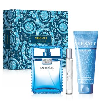 Versace 凡賽斯 雲淡風輕男性淡香水春季禮盒(淡香水100ml+沐浴精150ml+隨身瓶10ml)
