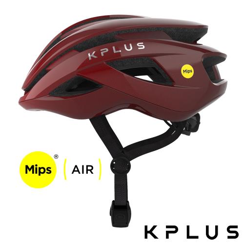 KPLUS 單車安全帽S系列公路競速Mips Air系統ALPHA Helmet-熔岩紅