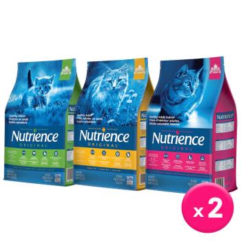 Nutrience 紐崔斯-田園糧低敏配方-幼貓/成貓/室內化毛貓配方2.5kg x2包