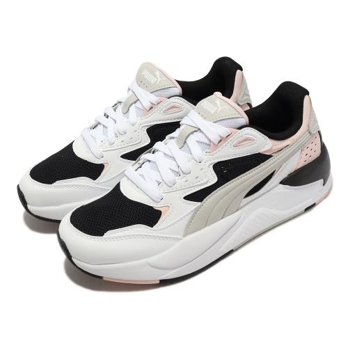 Puma 休閒鞋 X-Ray Speed 男鞋 黑 灰 粉 皮革 復古 橡膠大底 38463805 [ACS 跨運動]