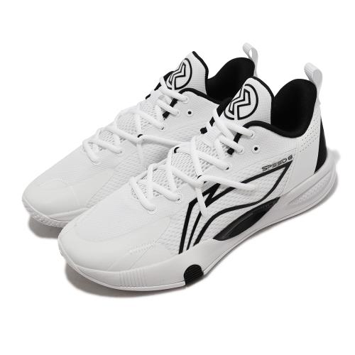 Li Ning 李寧 閃擊VIII Speed VIII 籃球鞋 男鞋 標準白 黑 緩震 穩定 運動鞋 ABPS0031 [ACS 跨運動]