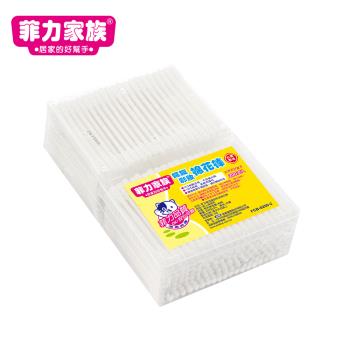 【菲力家族】螺旋彩妝棉花棒 400支