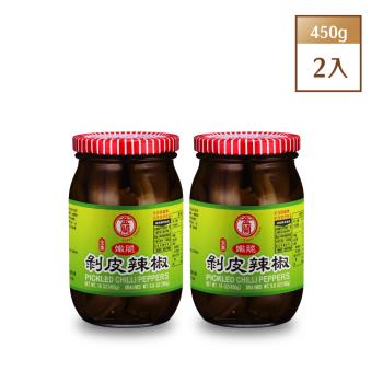 【金蘭食品】剝皮辣椒450g x2入