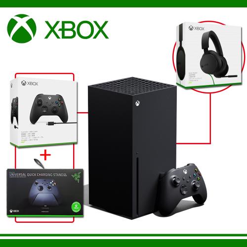 微軟 Xbox Series X 雙手把主機組合
