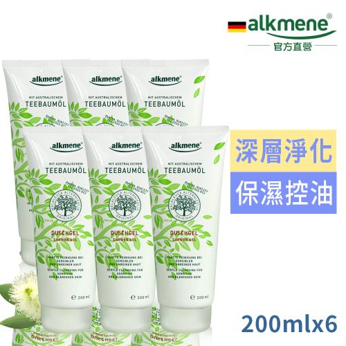德國歐珂蔓茶樹精油淨膚抗痘沐浴乳200ml買3送3-效期2025/02