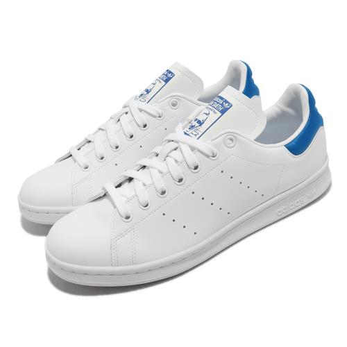 Adidas 休閒鞋Stan Smith 男鞋女鞋白藍尾皮革經典史密斯愛迪達GW0495