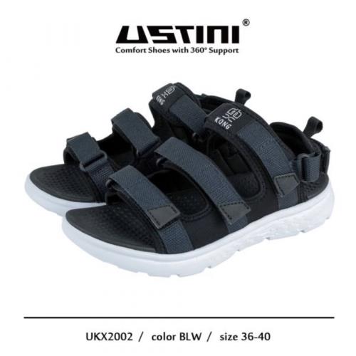 【Ustini】2way任我調涼拖鞋 女版(輕便出門 旅遊必備涼鞋 拖鞋 UKX2002BLW藍白)-GSIRS