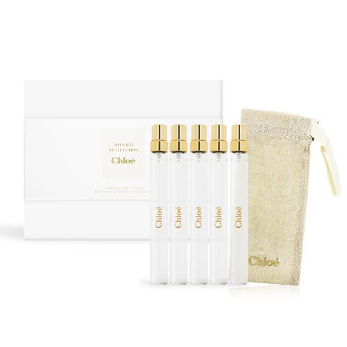 Chloe 仙境花園香水禮盒[雪松+木蘭+茉莉+玫瑰+含羞草](10mlX5)-國際航空版