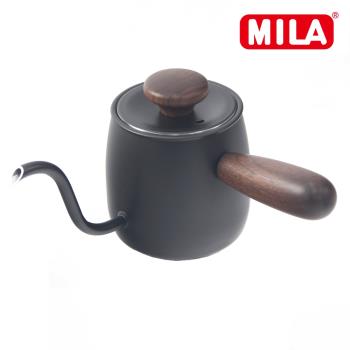 【MILA】橫手急須細口壺300ml - 黑