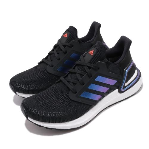 adidas 休閒鞋 UltraBOOST 20 J 童鞋 黑 白 藍紫 大童 運動鞋 愛迪達 EG4861 [ACS 跨運動]