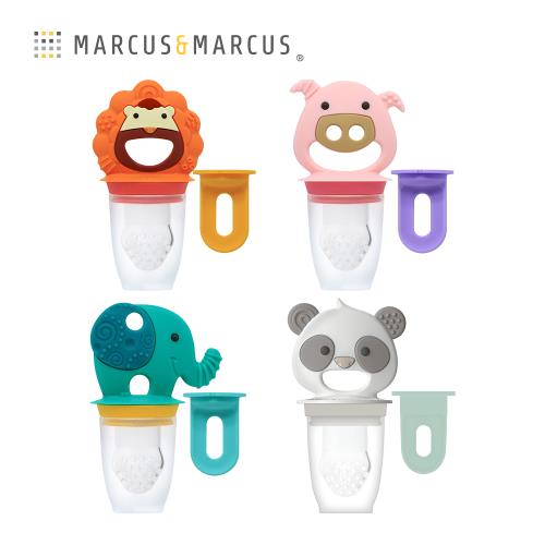 【MARCUS&MARCUS】動物樂園3合1蔬果咬咬輔食組(多款任選)