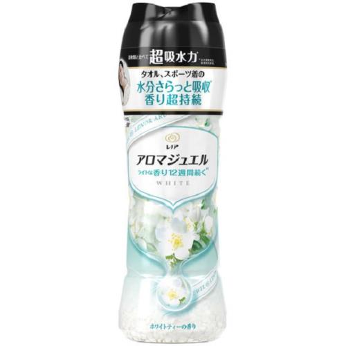 日本 P&G  LENOR 柔順清香衣物香香豆 白茶香470ml