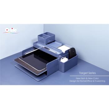 O-Life - Target 平板公文架 ( A4資料架 雙層 檔案架 筆電收納 桌面收納 )