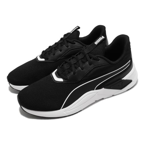 Puma 慢跑鞋 Lex 男鞋 黑 白 網布 輕量 透氣 路跑 運動鞋 37682601 [ACS 跨運動]