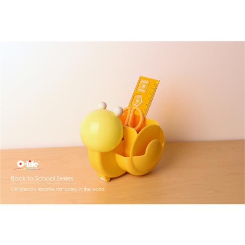 O-LIFE  蝸牛造型筆筒  (兒童節&生日禮物首選 文具收納 筆筒收納 禮物 禮品 文具用品 兒童用品 辦公用品 居家用品)
