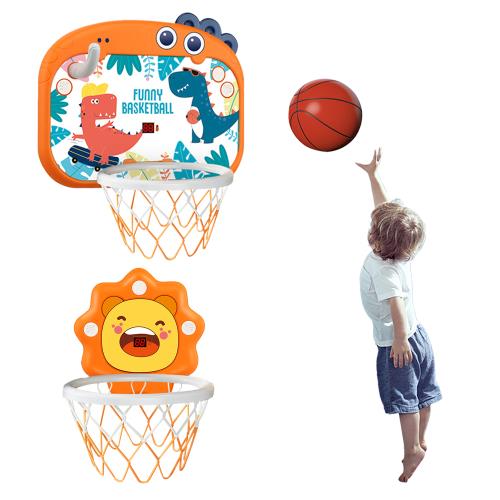 Colorland-免打孔掛式兒童籃球框套圈圈功能 贈籃球.打氣筒