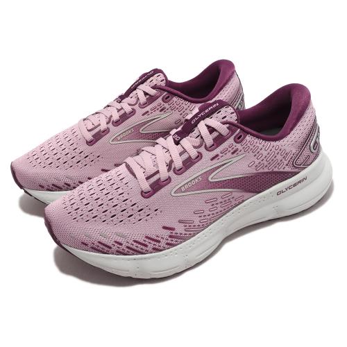 Brooks 慢跑鞋 Glycerin 20 女鞋 粉紅 粉紫 甘油系列 運動鞋 路跑 氮氣中底 馬拉松 1203691B577 [ACS 跨運動]