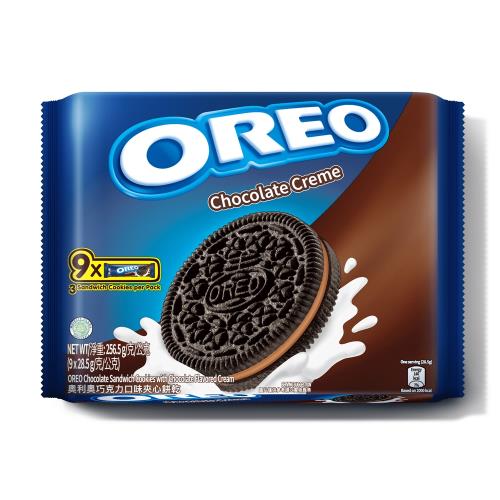 即期品 【OREO奧利奧】夾心餅乾-巧克力口味隨手包248.4g (內含9小包)-效期至113/1/13