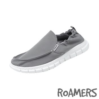 【ROAMERS】樂福鞋 休閒樂福鞋/百搭休閒經典涼感機能輕量舒適樂福鞋 - 男鞋 灰