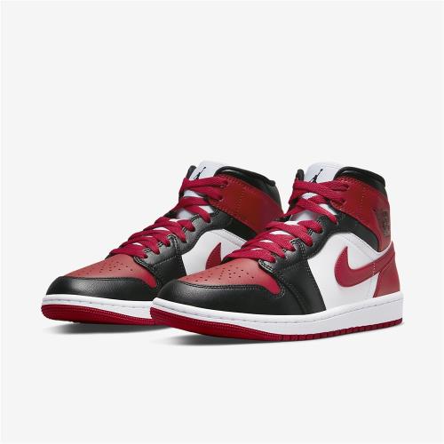 Nike Wmns Air Jordan 1 Mid 女鞋男鞋黑紅Bred Toe 芝加哥AJ1 BQ6472