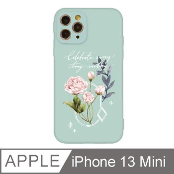 iPhone 13 Mini 5.4吋 樂意loidesign薔薇馬卡龍全包抗汙iPhone手機殼